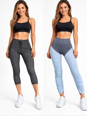 2 ZYIA leggings bundle XS